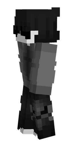 Black skin: body, left side render