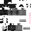 Black skin: raw texture render