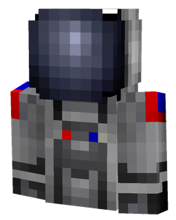 Black skin: bust render