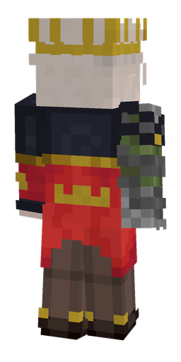 Brown skin: body, back render