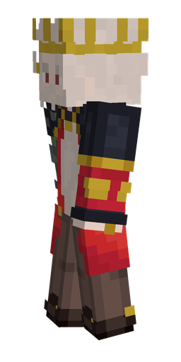 Brown skin: body, left side render