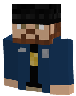 Blue skin: bust render