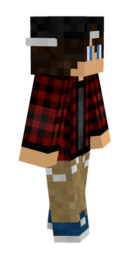 Black skin: body, right side render