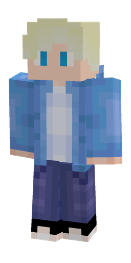 Blue skin: body, front render