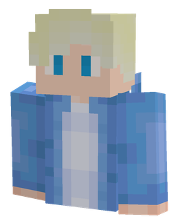 Blue skin: bust render