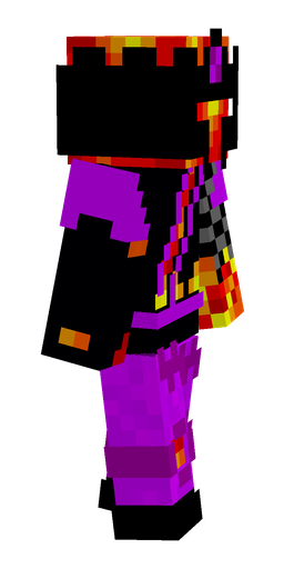 Black skin: body, right side render