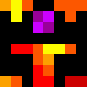 Black skin: face render