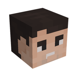 Black skin: head render