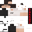 Black skin: raw texture render