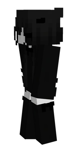 Black skin: body, left side render