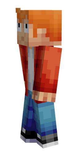 Blue skin: body, left side render
