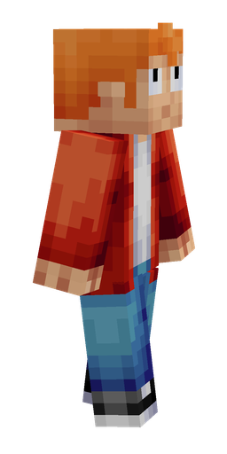 Blue skin: body, right side render