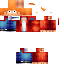 Blue skin: raw texture render
