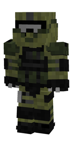 Black skin: body, front render