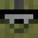 Black skin: face render