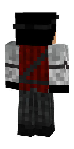 Black skin: body, back render