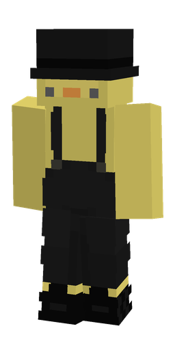 Black skin: body, front render