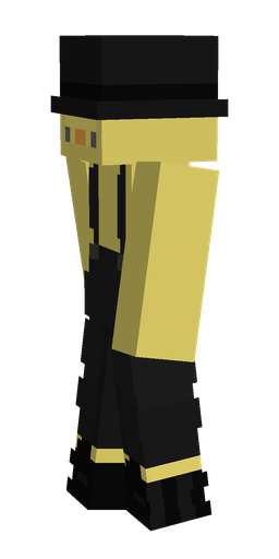 Black skin: body, left side render