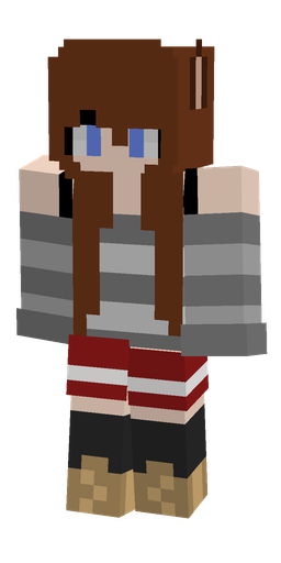 Brown skin: body, front render