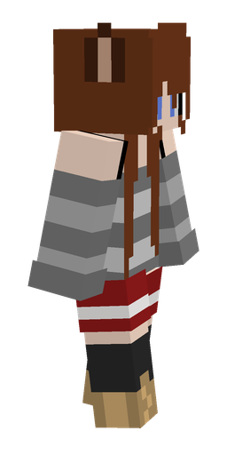 Brown skin: body, right side render