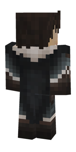 Black skin: body, back render