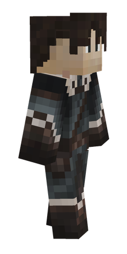 Black skin: body, right side render