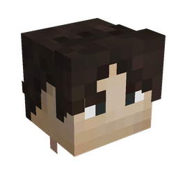 Black skin: head render
