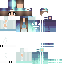 Blue skin: raw texture render