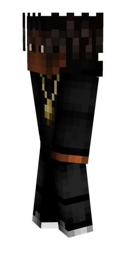 Black skin: body, left side render