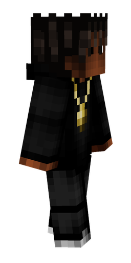 Black skin: body, right side render