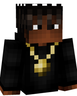 Black skin: bust render