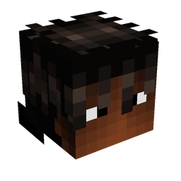 Black skin: head render
