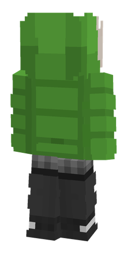 Black skin: body, back render