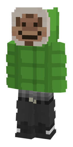 Black skin: body, front render