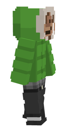 Black skin: body, right side render
