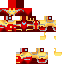 Classic skin: raw texture render