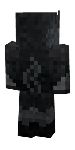 Black skin: body, back render