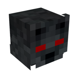 Black skin: head render