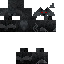 Black skin: raw texture render