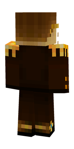 Black skin: body, back render