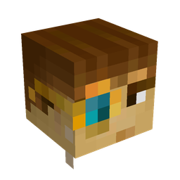 Black skin: head render