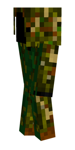Black skin: body, left side render