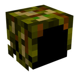 Black skin: head render