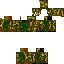 Black skin: raw texture render