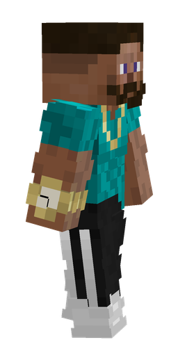 Black skin: body, right side render