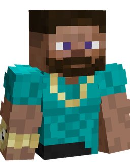 Black skin: bust render