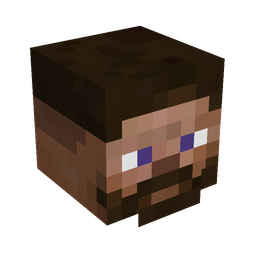Black skin: head render
