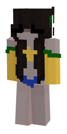 Black skin: body, front render