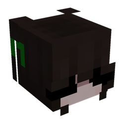 Black skin: head render