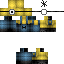 Black skin: raw texture render
